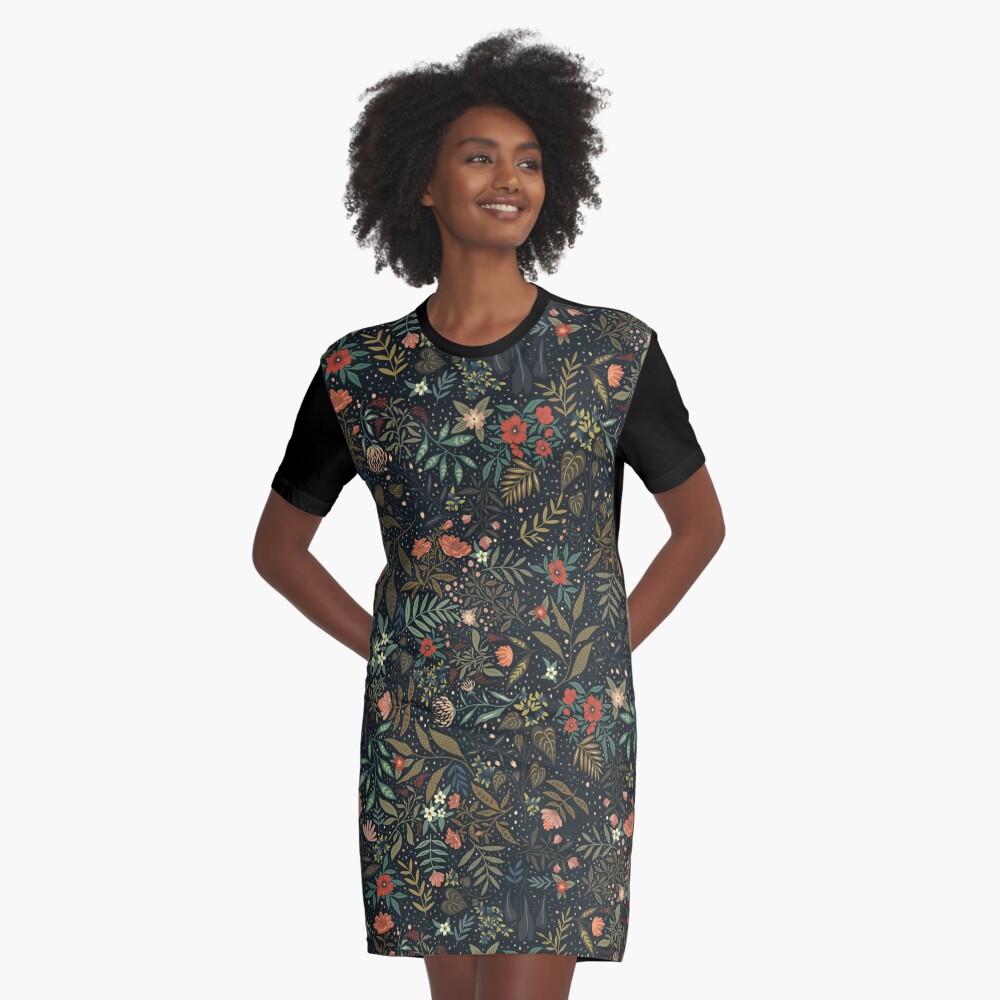 Item preview, Graphic T-Shirt Dress designed and sold by hikomari.