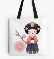 Koreanische Puppe Tote Bag