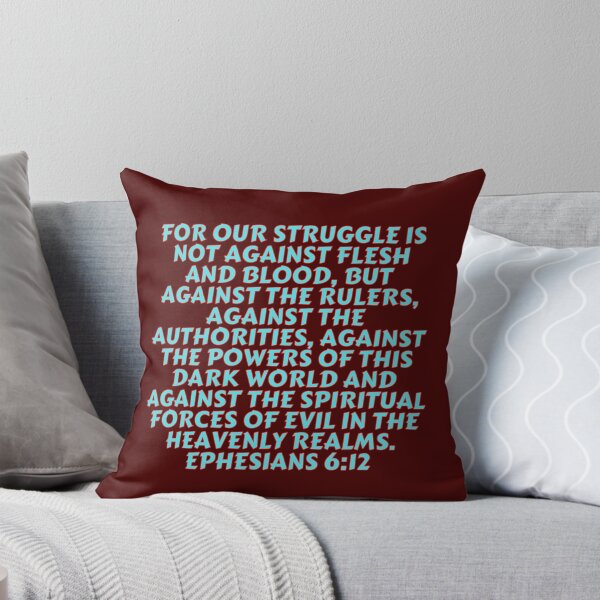 Item preview, Versículo de la Biblia Efesios 6:12 designed and sold by Prayingwarrior.