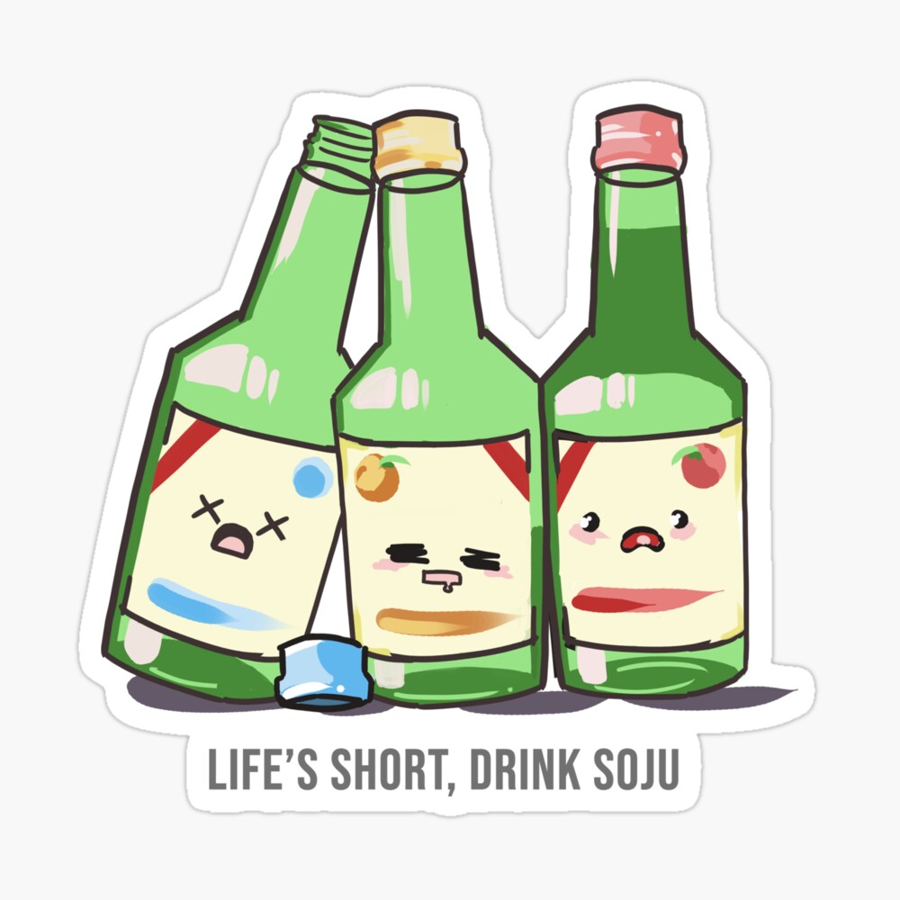 Stickers sur le thème Soju