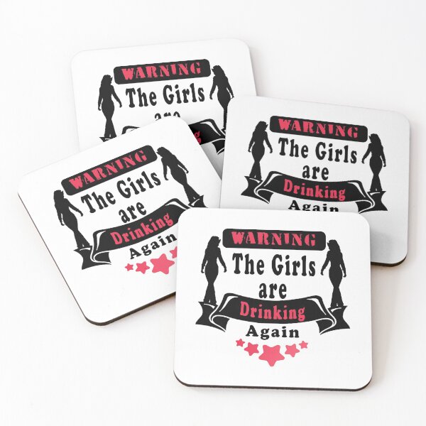 Item preview,  Fuuny girls Warning The Girls are Drinking Again,gift idea for lovers drink and Guns designed and sold by Mac Store.