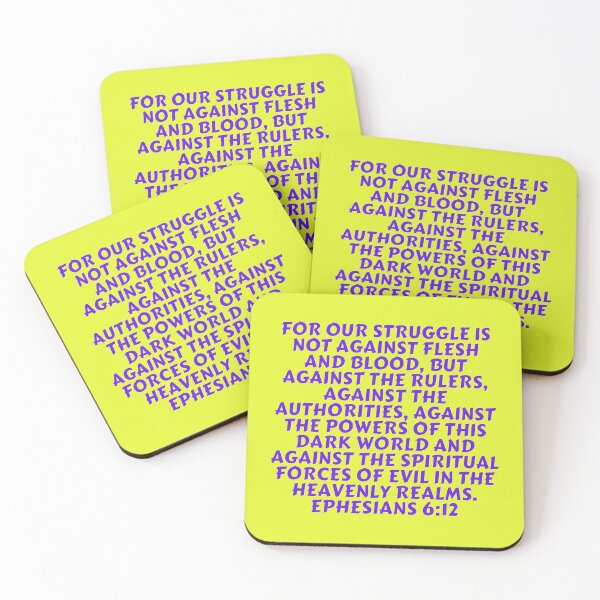 Item preview, Bible Verse Ephesians 6:12 designed and sold by Prayingwarrior.