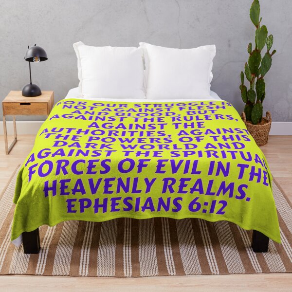 Item preview, Bible Verse Ephesians 6:12 designed and sold by Prayingwarrior.