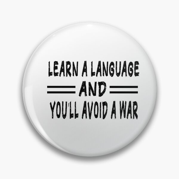 Item preview, Fuuny English Learn a language, and you’ll avoid a war,gift idea for lovers english designed and sold by Mac Store.
