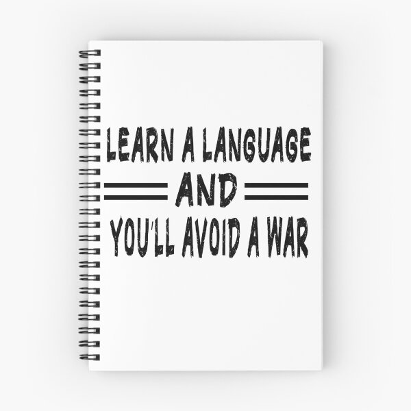 Item preview, Fuuny English Learn a language, and you’ll avoid a war,gift idea for lovers english designed and sold by Mac Store.