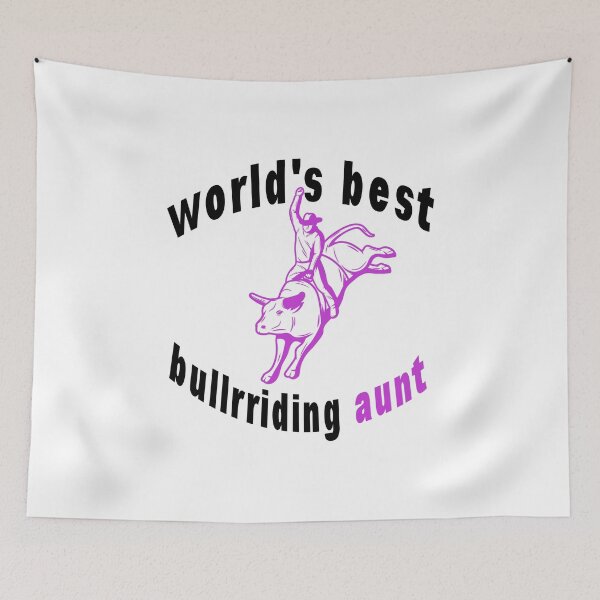 Item preview, Fuuny aunt world's best bullrriding aunt ,gift idea for lovers aunt designed and sold by Mac Store.