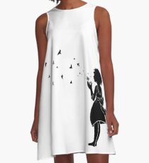 Dandelion Wishes A-Line Dress