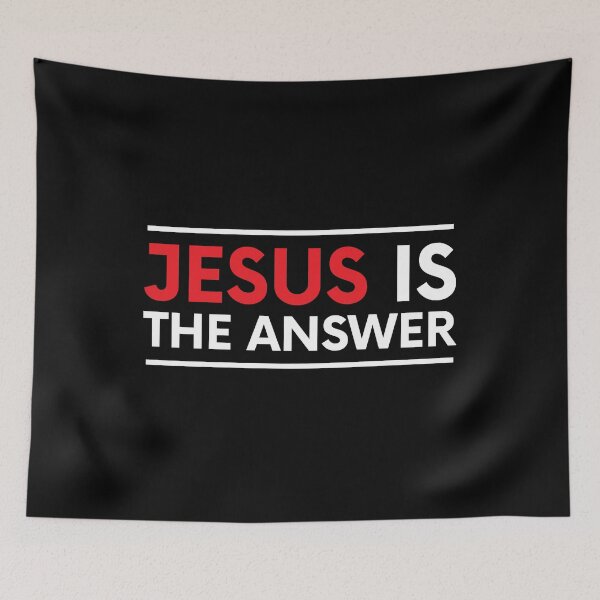 Item preview, Jesus Is The Answer Gift designed and sold by TTFMerch.