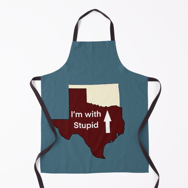 Item preview, Texas TX Oklahoma OK Im With Stupid designed and sold by Lartheviking.
