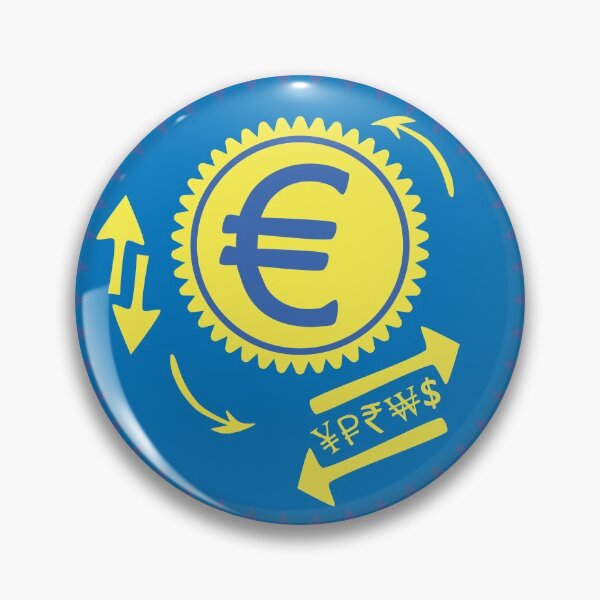 Item preview, Euro Money Crypto Finance Stock Market Icon Sign Foreign Exchange designed and sold by WizardsWorld.
