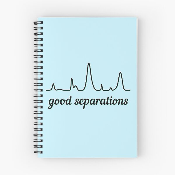 Item preview, Good Separations - Black and Teal, Light Background designed and sold by Artsy-Chemist.