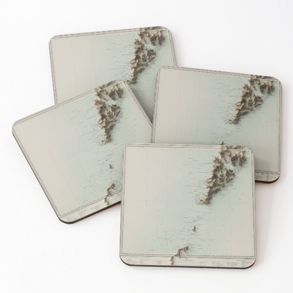 Item preview, Lofotodden Relief Map (1936) - 3D Render designed and sold by Henrik Gulliksen Schüller.