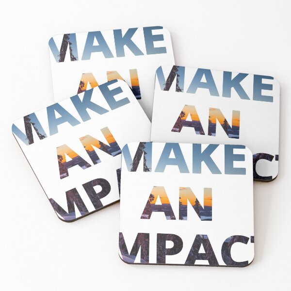 Item preview, Make An Impact - Snowy Sunset designed and sold by yurahbom.