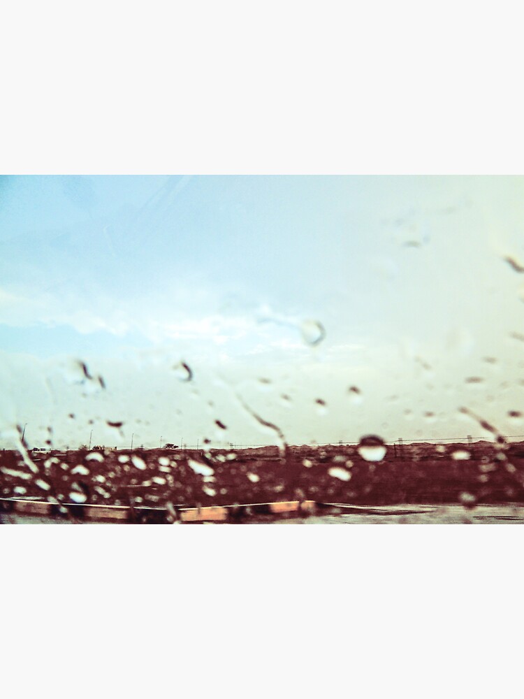 "Rain drops on car window" Sticker for Sale by shilaa Redbubble