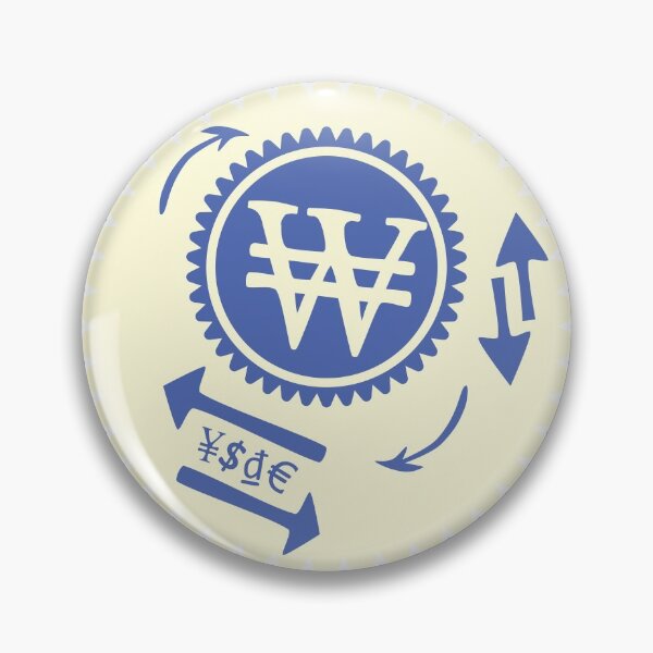 Item preview, Korean Won Dollar Money Crypto Finance Stock Market Icon Sign Foreign Exchange designed and sold by WizardsWorld.
