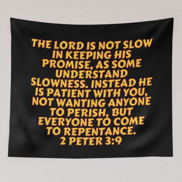 Item preview, Bible Verse 2 Peter 3:9 designed and sold by Prayingwarrior.