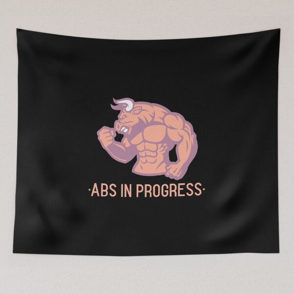 Item preview, Abs In Progress - Six Pack Abs - Fitness Apparel designed and sold by greenchimp.