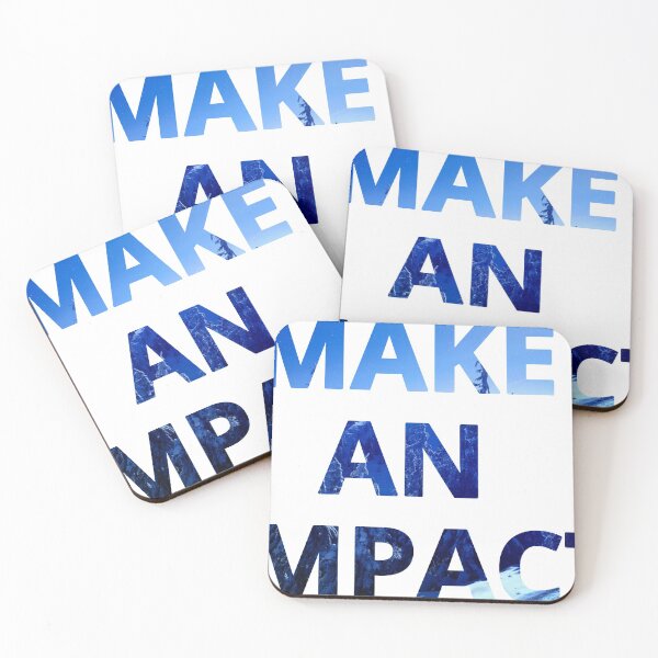Item preview, Make An Impact - Snowy Mountainside designed and sold by yurahbom.