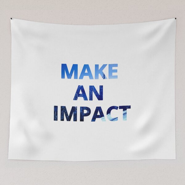 Item preview, Make An Impact - Snowy Mountainside designed and sold by yurahbom.