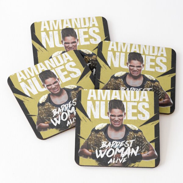 Item preview, Amanda Nunes "Baddest Woman Alive" UFC Champion Essential designed and sold by JetmirH64.