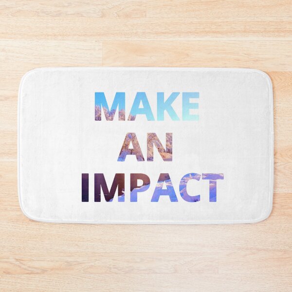 Item preview, Make An Impact - Snowy Lake designed and sold by yurahbom.