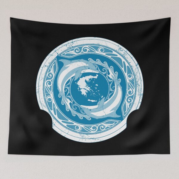 Item preview, Map of Greece designed and sold by NicGrayGraphic.