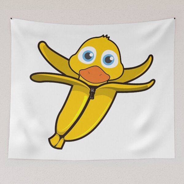 Item preview, banana duck, cute duck, funny banana, duck in banana designed and sold by Ashi17.
