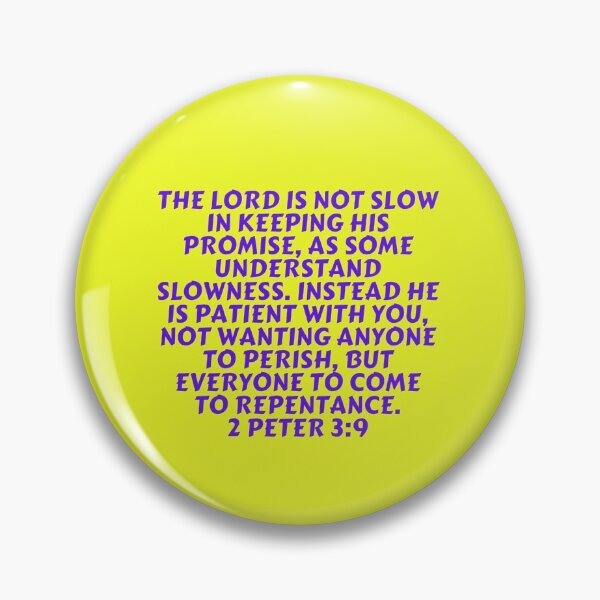 Item preview, Bible Verse 2 Peter 3:9 designed and sold by Prayingwarrior.