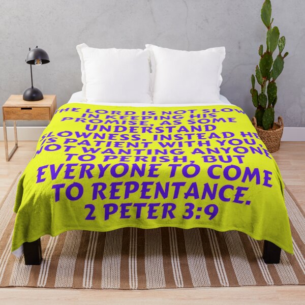 Item preview, Bible Verse 2 Peter 3:9 designed and sold by Prayingwarrior.