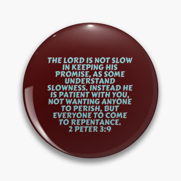 Item preview, Bible Verse 2 Peter 3:9 designed and sold by Prayingwarrior.