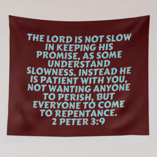 Item preview, Bible Verse 2 Peter 3:9 designed and sold by Prayingwarrior.