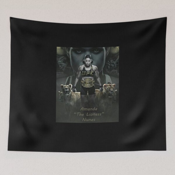 Item preview, Amanda The Lioness Nunes Champion Fighter Art Classic designed and sold by JetmirH64.