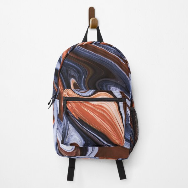 Item preview, Blue & Orange Marble designed and sold by Flydea.