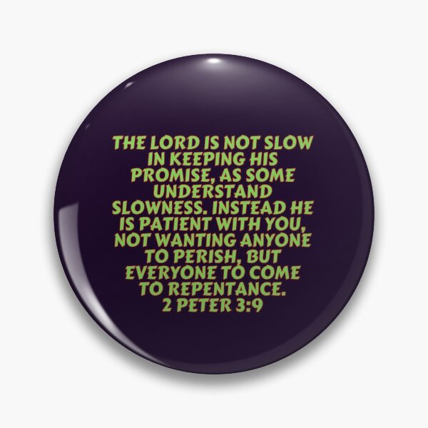 Item preview, Bible Verse 2 Peter 3:9 designed and sold by Prayingwarrior.