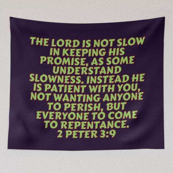 Item preview, Bible Verse 2 Peter 3:9 designed and sold by Prayingwarrior.
