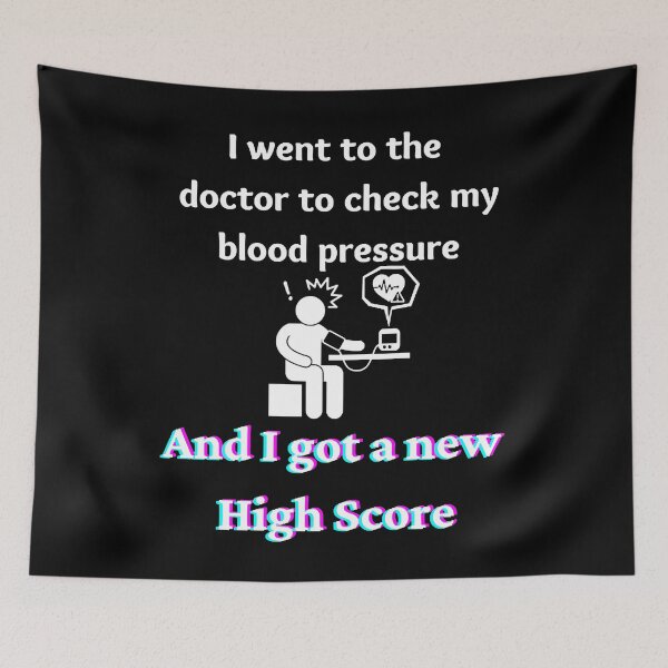 Item preview, Blood Pressure new High Score  designed and sold by oucherWolf7.