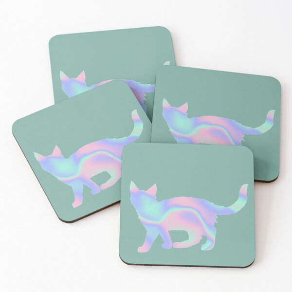 Item preview, Colorful Holographic Cat  designed and sold by PsychedelicLad.