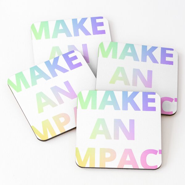 Item preview, Make An Impact - Gradiant Greenish Purple designed and sold by yurahbom.