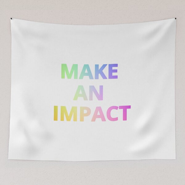 Item preview, Make An Impact - Gradiant Greenish Purple designed and sold by yurahbom.