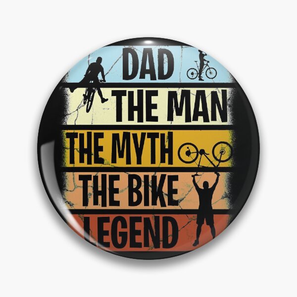 Item preview, Dad the man the myth the bike legend fathers day  designed and sold by ana5849.