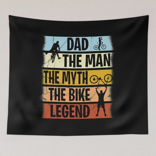 Item preview, Dad the man the myth the bike legend fathers day  designed and sold by ana5849.
