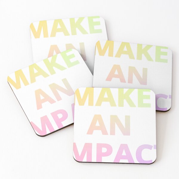 Item preview, Make An Impact - Gradiant Orangish Purple designed and sold by yurahbom.