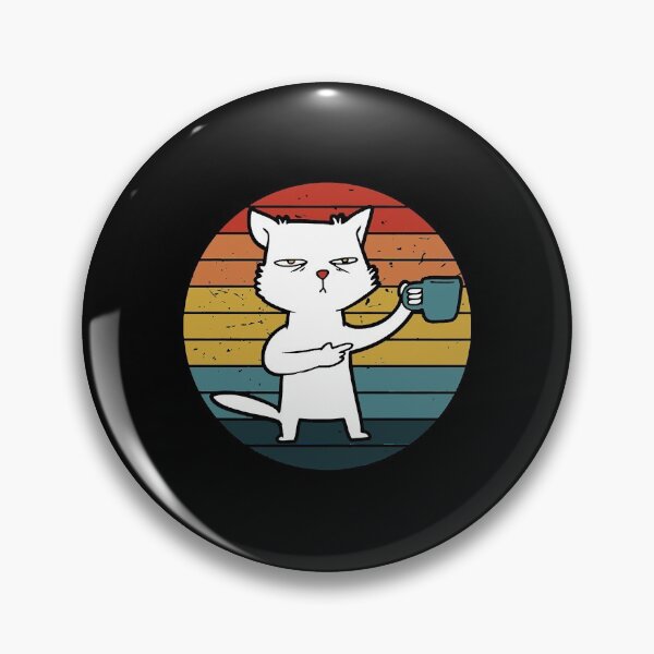 Item preview, Cat Coffee Retro Vintage Cats Lovers  designed and sold by oucherWolf7.