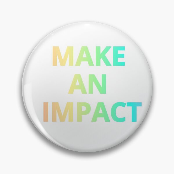 Item preview, Make An Impact - Orangish Teal designed and sold by yurahbom.
