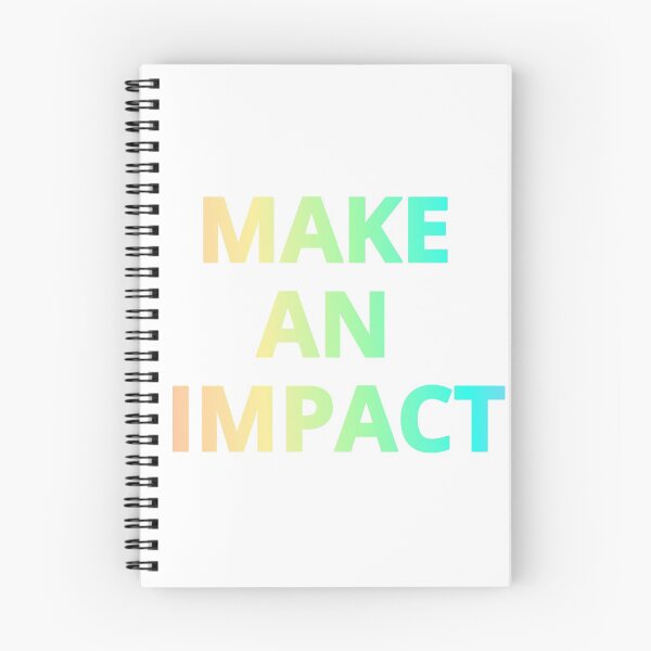Item preview, Make An Impact - Orangish Teal designed and sold by yurahbom.