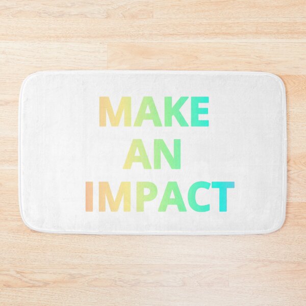 Item preview, Make An Impact - Orangish Teal designed and sold by yurahbom.