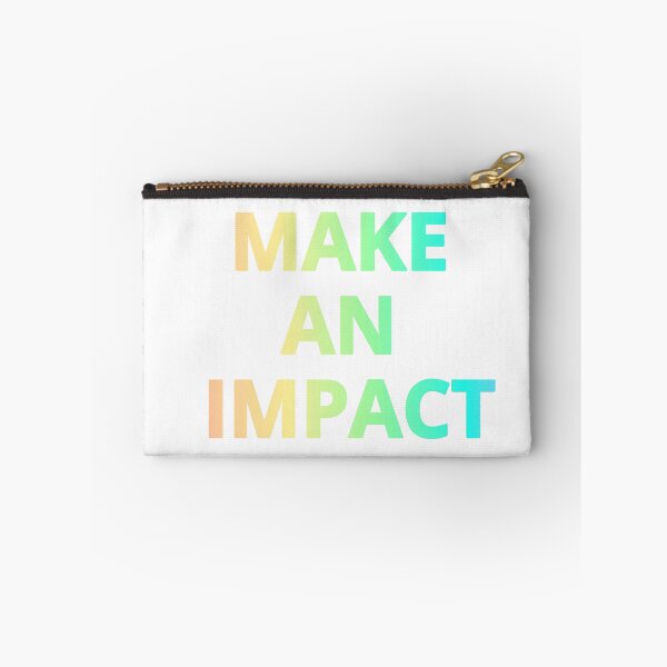 Item preview, Make An Impact - Orangish Teal designed and sold by yurahbom.