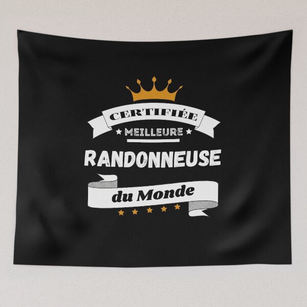 Item preview, Certified best hiker in the world - Humor designed and sold by Ydurand.