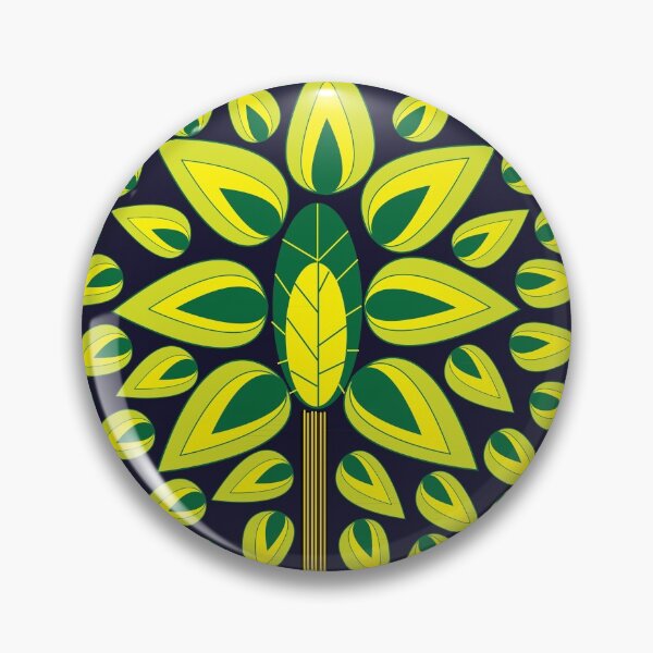 Item preview, Abstract Green Yellow Tree designed and sold by Nisha Prabhu.