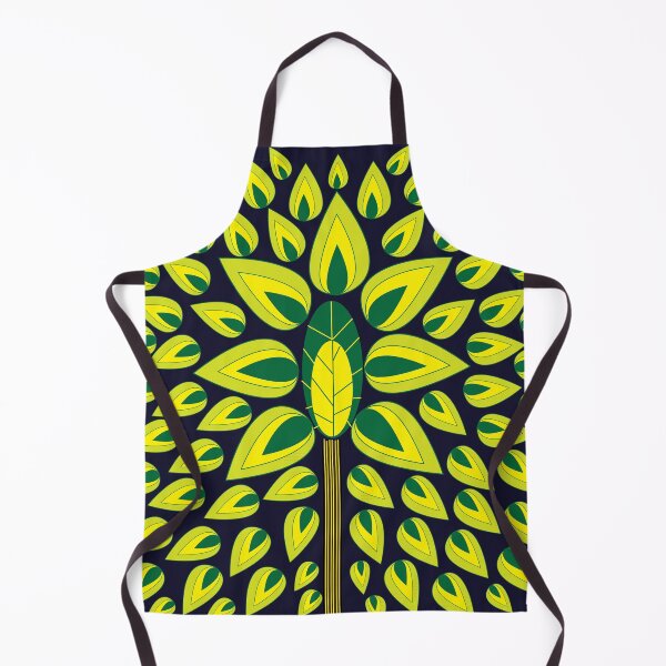 Item preview, Abstract Green Yellow Tree designed and sold by Nisha Prabhu.